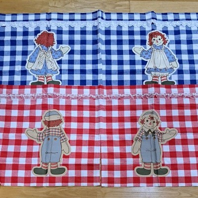Noren Raggedy Ann & Andy Cafe Curtain