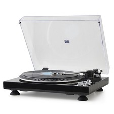 Hi-Fi Belt-Drive Turntable with Premium Cartridge, Pitch Control  1... Fast