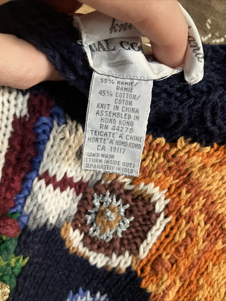 复古休闲角针织毛衣 — 第 4/4 张图片