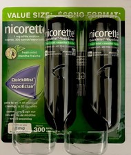Nicorette Quickmist Duo FRESH MINT, 2 x 150 sprays