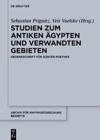 Studien Zum Antiken ÄGypten Und Verwandten Gebieten Sebastian Prignitz (U. A.)