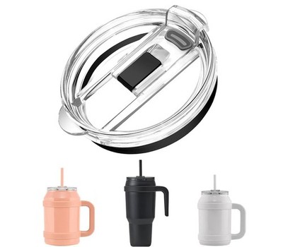 Tumbler Lid Replacement Compatible with Reduce 50 oz & 40 Large, Black