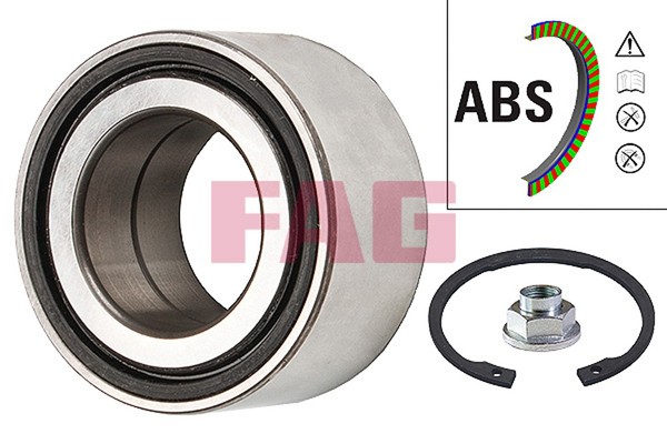 Radlagersatz Schaeffler FAG 713 6234 70 FüR Opel Suzuki Agila Swift Liana Ignis-image