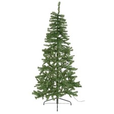 Half Christmas Tree 6ft Space Saving Wall Tree Habitat Lights Not Included