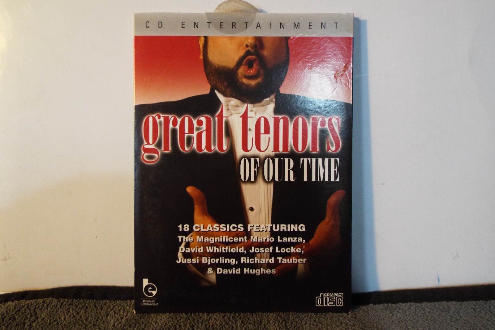 GREAT TENORS OF OUR TIME- CD-IN A CARD SLEEVE