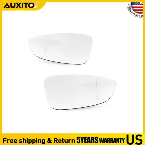 Left Right Heated Blind Spot Mirror Glass Fit for VW Eos 2009-2016 CC 2009-2017