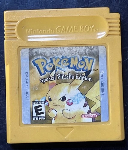 Pokémon Yellow Version Special Pikachu Edition (Nintendo Game Boy, 1999)