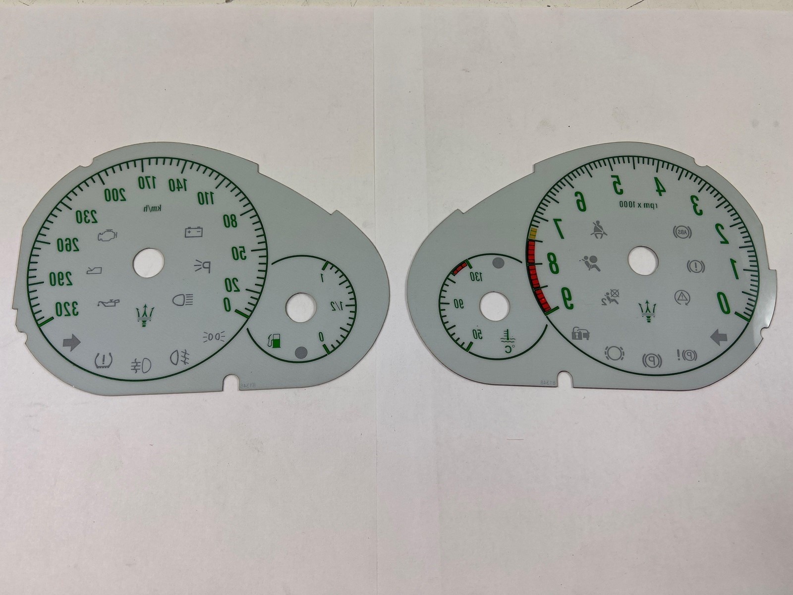 Maserati GranTurismo Replacement Instrument Cluster Dials km/h