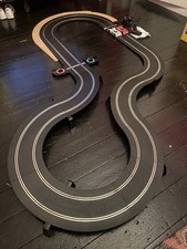 Large Scalextric Set With 2 Cars.