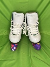 Riedell 119W Emerald Luna Womens / Girls Figure Ice Skates US Size 1.5