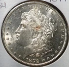 1879-s Morgan Silver Dollar Brilliant Uncirculated Frosty Lady Liberty