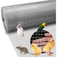 Amagabeli Feuerverzinkter Maschendraht 1,2m x 15m für Langlebigen Gartenzaun