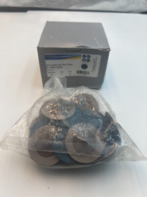 2 BOXES OF 25 Transportation Maintenance ZIRC CLOTH QC DISC TYPE 36 GRIT 2''