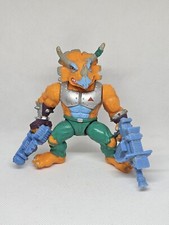1990 TMNT Triceraton No Tail Vintage Ninja Turtles Missing Tail Has Weapons