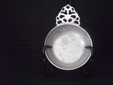 Vintage Wilton Red Wing Pottery Pewter Pooringer Bowl Made In USA