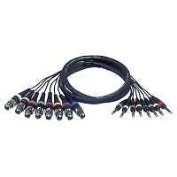 DAP FL67 - 8 XLR/F 3 p. > 8 Jack stereo 3 m
