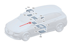 MERCEDES-BENZ GLA H247 Exhaust Gas Cleaning Control Unit A1779004606