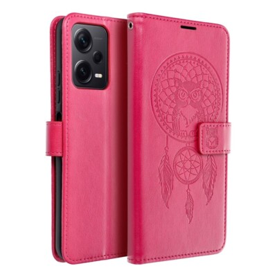 FÜR SAMSUNG GALAXY A53 5G - MUSTER BOOK Handy Tasche Hülle Traumfänger MAGENTA