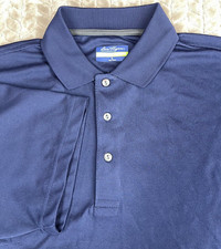 Ben Hogan Performance Men's Short Sleeve Polo Golf Shirt Size XL Blue