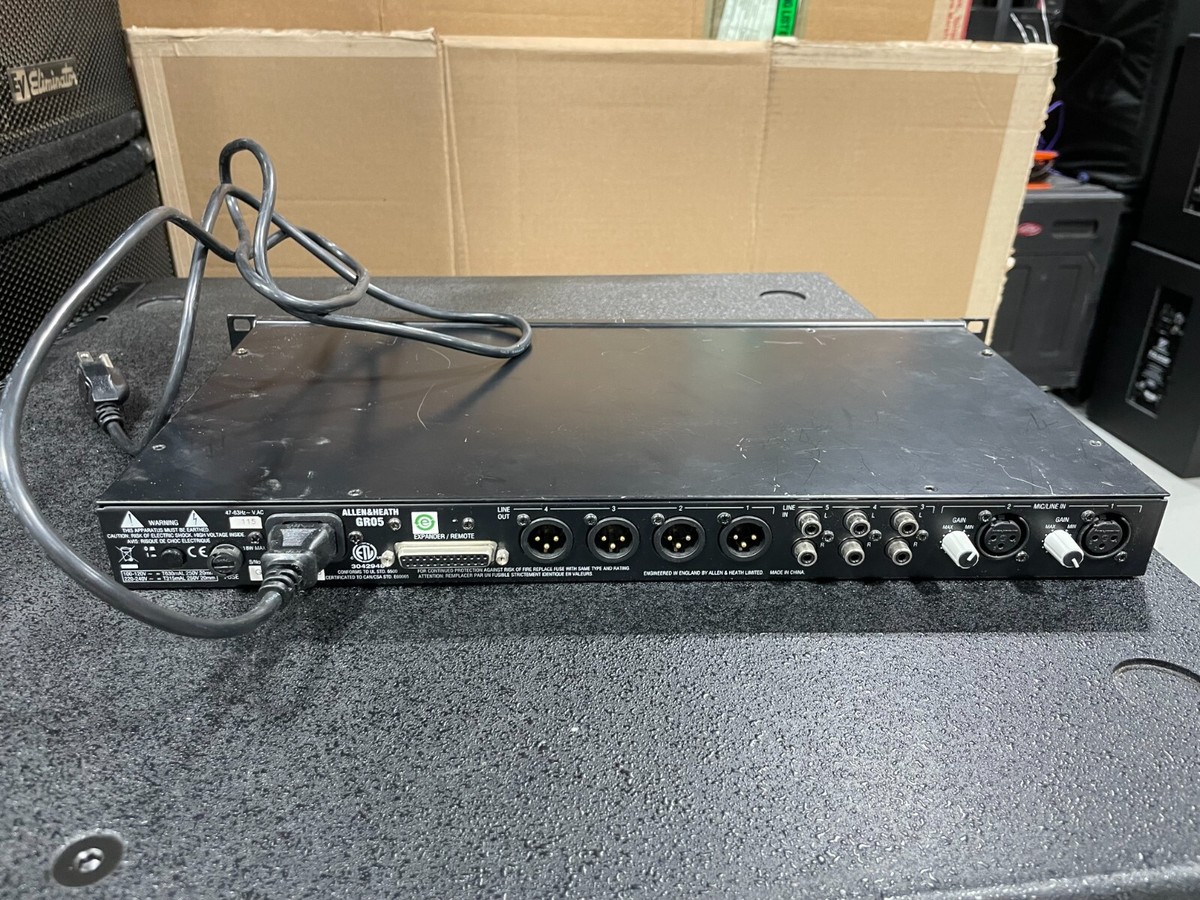 Allen & Heath GR05 Audio Zone Mixer 4-Output Mixer | eBay