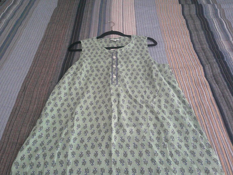 J. Jill SLeeveless Linen Flower print  Tunic NWT Size L