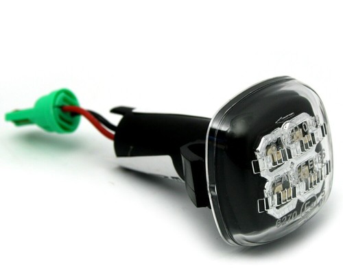 Per Skoda Fabia Octavia Rapid Roomster 2x LED Indicatori Vetro Trasparente Nero - Bild 3 von 5
