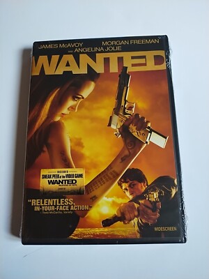 Wanted (DVD, 2008) Brand New **Buy 2 Get 1 Free** Free Shipping