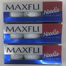 Maxfli Noodle Long and Soft Golf Balls 3 Packs 9 Balls