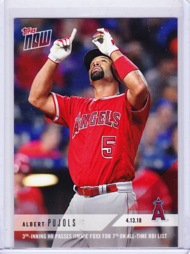 2018 Topps Now 76 Albert Pujols