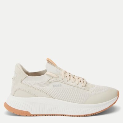 Boss Herren Sneaker hellbeige Freizeit Sneaker mit Logo - TTNM Evo Slon