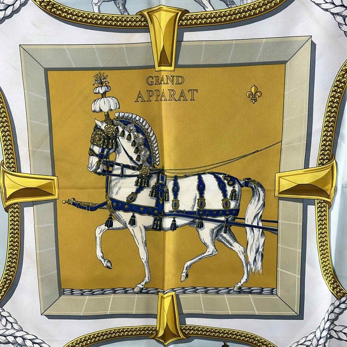 Hermes Grand Apparat Silk Scarf | eBay