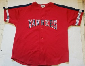 red new york yankees jersey