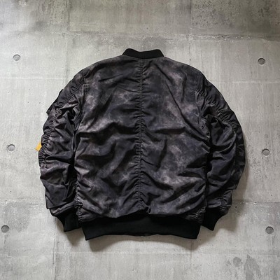 Beauty DIESEL Uneven Dyed MA 1 Batting Bomber Jacket y2k Opium 