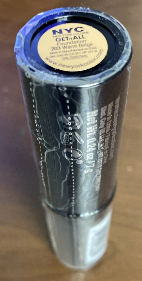 NYC Get It All Makeup Foundation Stick in 203 Warm Beige New Sealed - Image 3 of 3