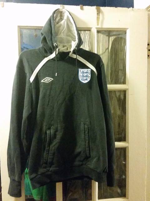 Umbro ENGLAND Navy Blue Hoodie Sweatshirt Adult Large World Cup Rio Brazil 2014 - eBay