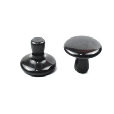 2Pcs Mushroom Shape Hot Massage Stones Set Spa Heater Warmer Basalt Rock