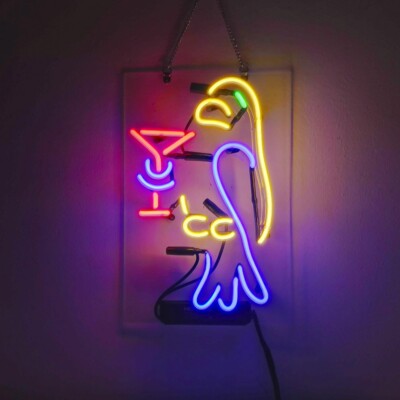 Cocktails Neon Light Sign 14''x9'' Lamp Beer Bar Pub Wall Hanging Artwork Gift