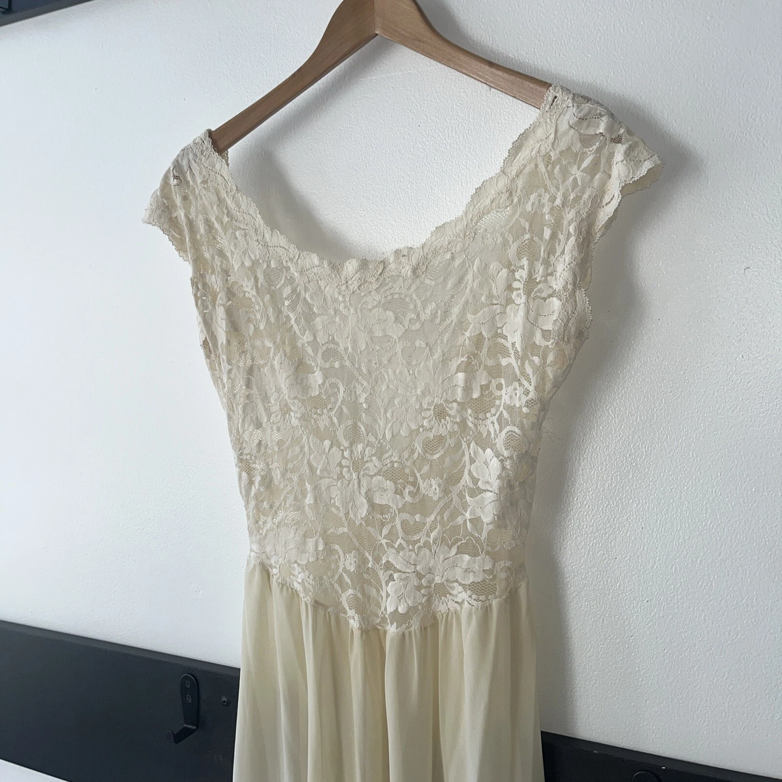 UNDERCOVER abito da sposa vintage victoria secret pizzo lingerie camicia da notte. Piccolo