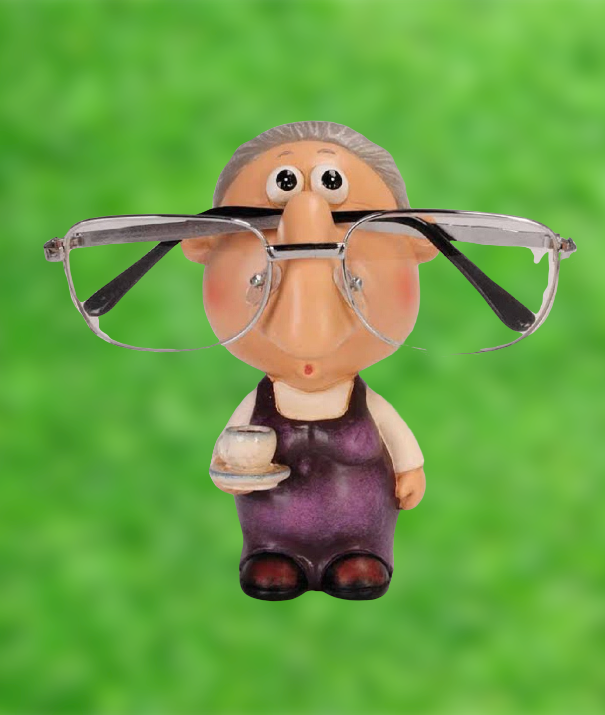 Novelty Eyeglass Spectacle Holder Display Ornament Figurine Reading