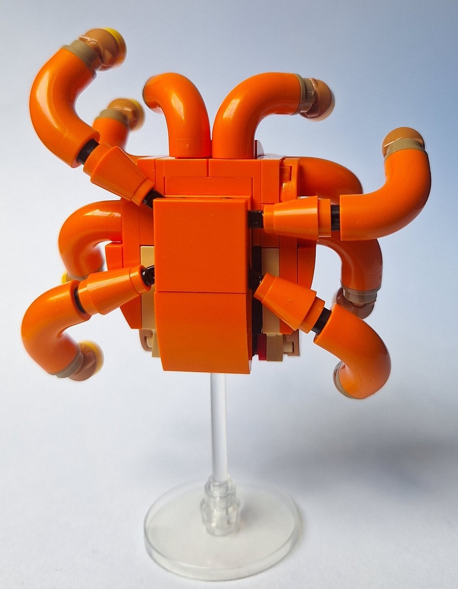 LEGO Dungeons & Dragons 21348 ORANGE Beholder minifigure scale D&D
