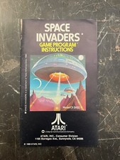 Space Invaders CX2632 Atari 2600 Game Program Instruction Manual Booklet 1980 