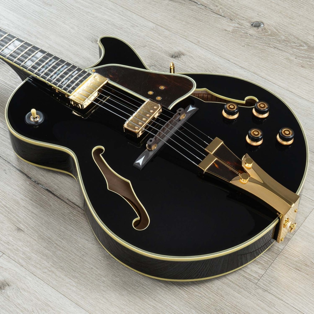 Ibanez GB10 George Benson Signature Hollowbody Guitar, Spruce Top