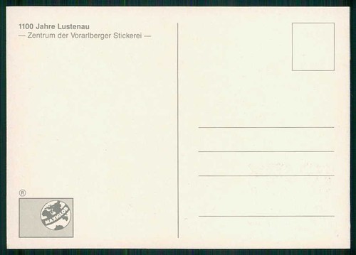 AUSTRIA MK LUSTENAU VORARLBERG BORDADO TARJETA MÁXIMA MAXIMUM CARD MC CM ie92 - Imagen 2 de 2