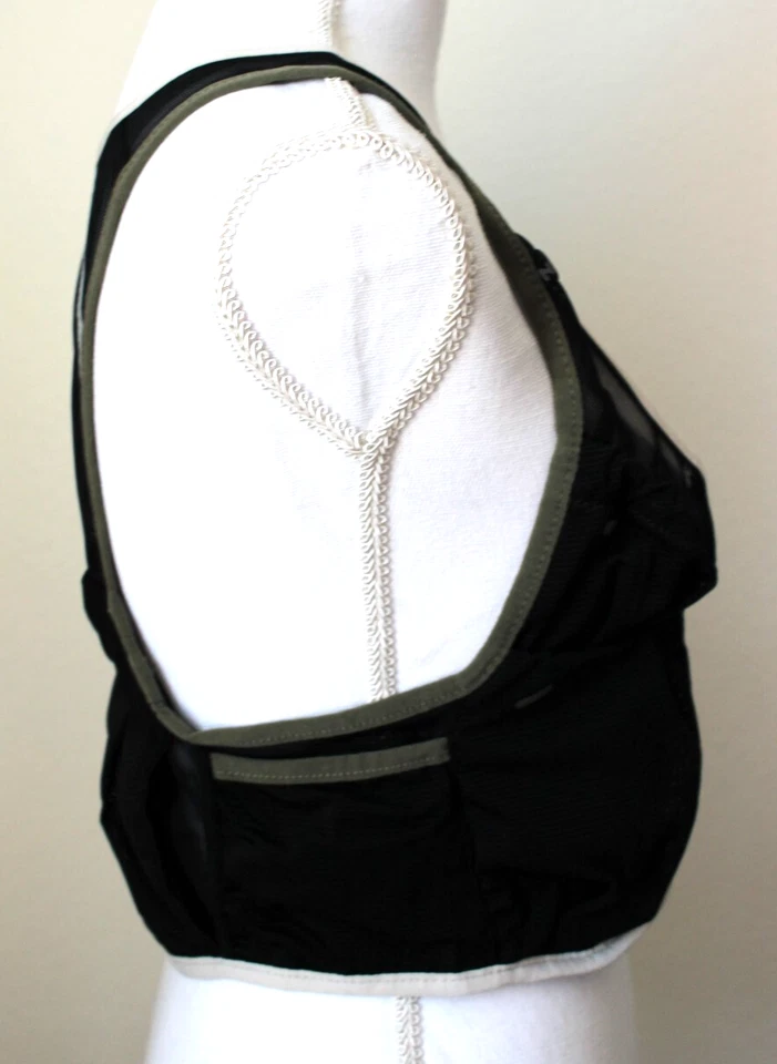 Nike Trail Chaleco 2.0 Para Mujer M/L Correr Negro/Medio Oliva/Verde Vapor Foto 4 de 4