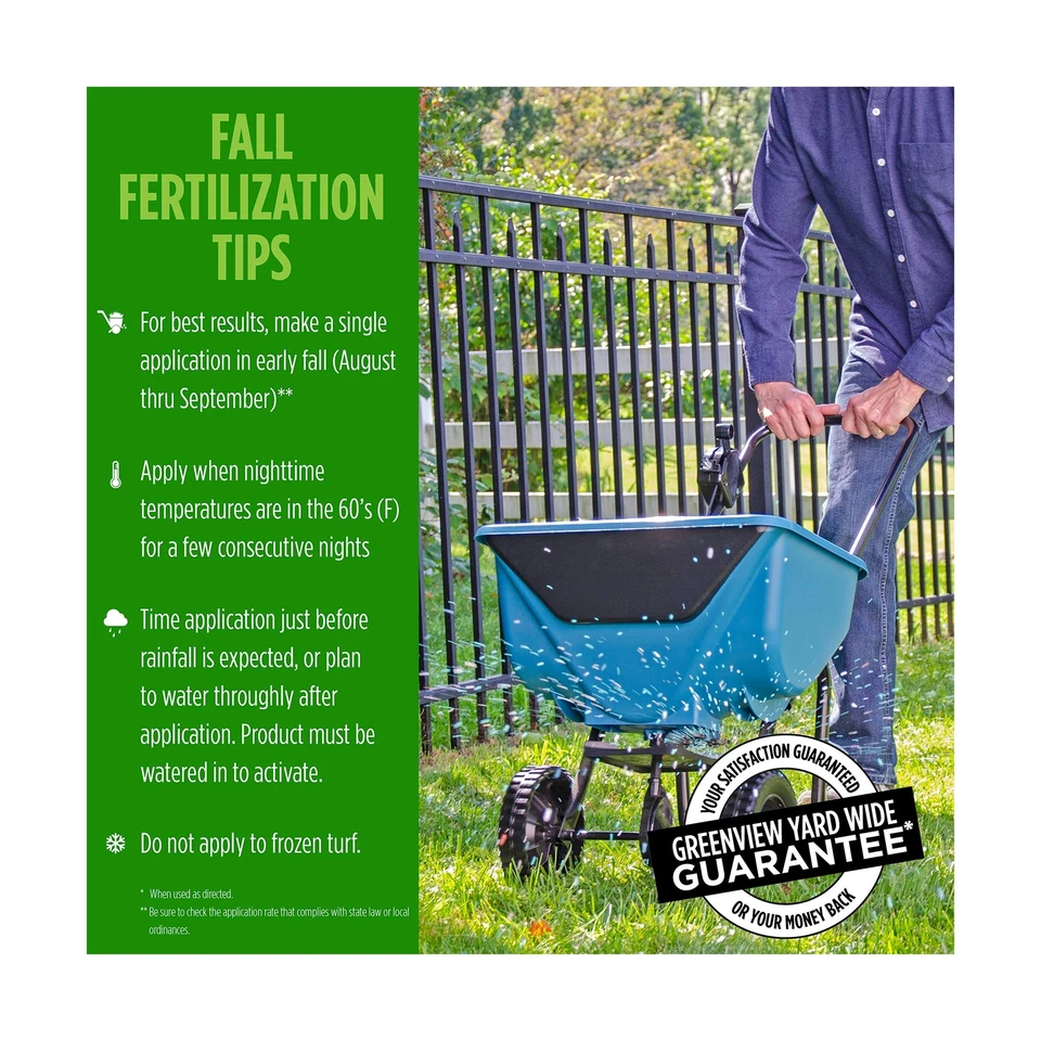 Fertilizante de otoño Greenview 2129858 Fairway Formula - 22,5 lb - Cubre 7.500 cuadrados... Foto 3 de 4