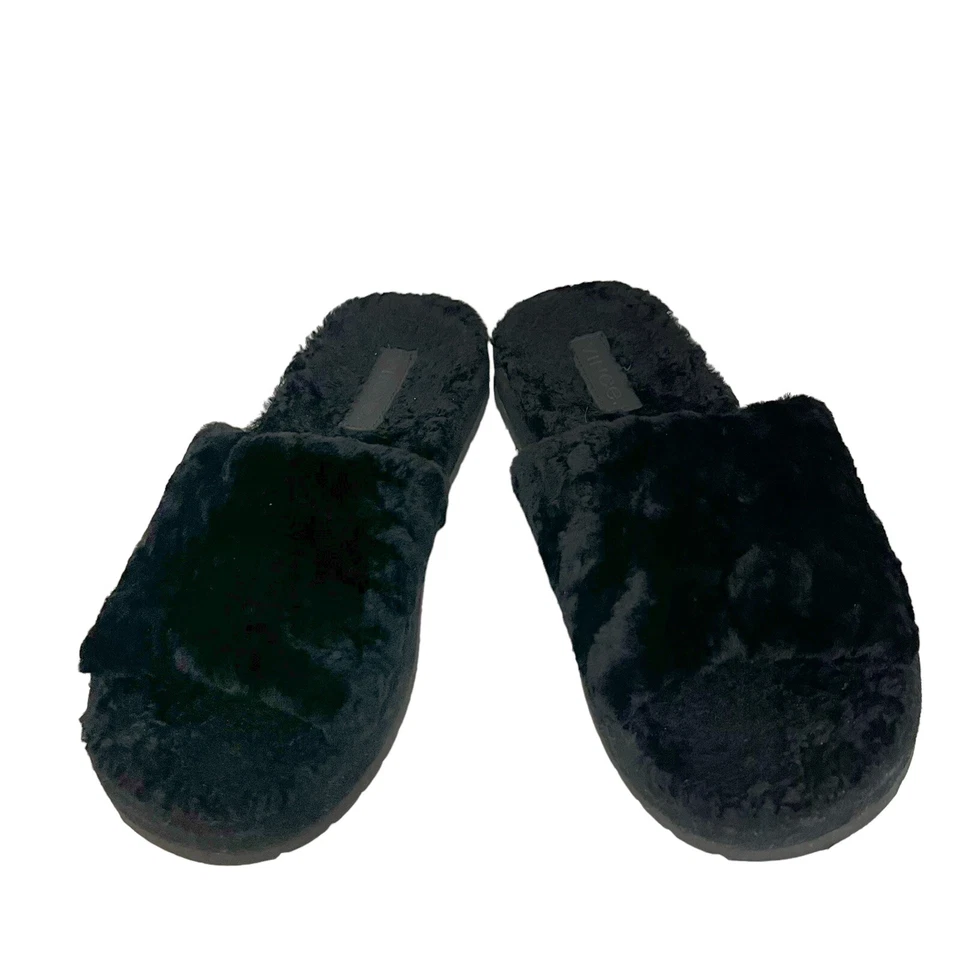 Zapatos sin cordones Vince Kalina de piel de oveja 5,5 m punta plana abierta ropa de salón de lujo Foto 2 de 4