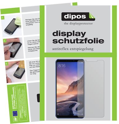 2x Schutzfolie für Xiaomi Mi Max 3 matt Displayschutzfolie Folie Display Schutz