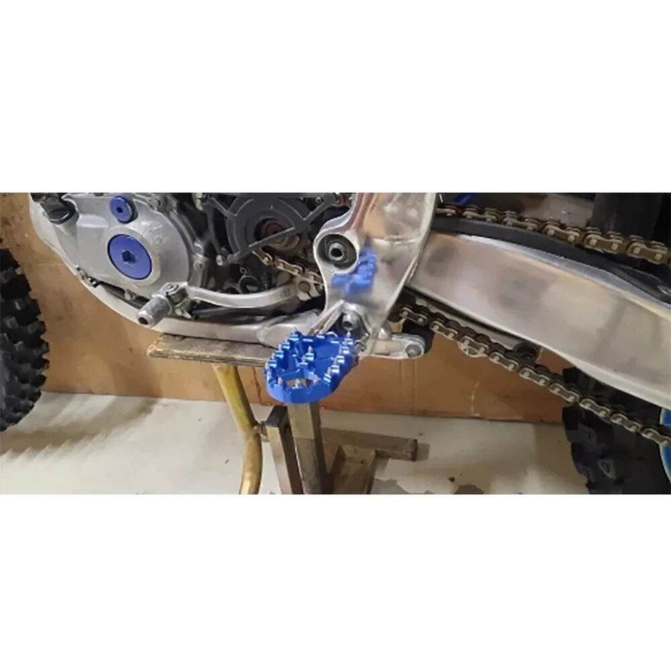 Pedal reposapiés para Yamaha YZ85 YZ125 YZ250 1998-2023 125X 250X BE Foto 2 de 4