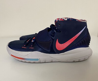 kyrie 6 navy crimson