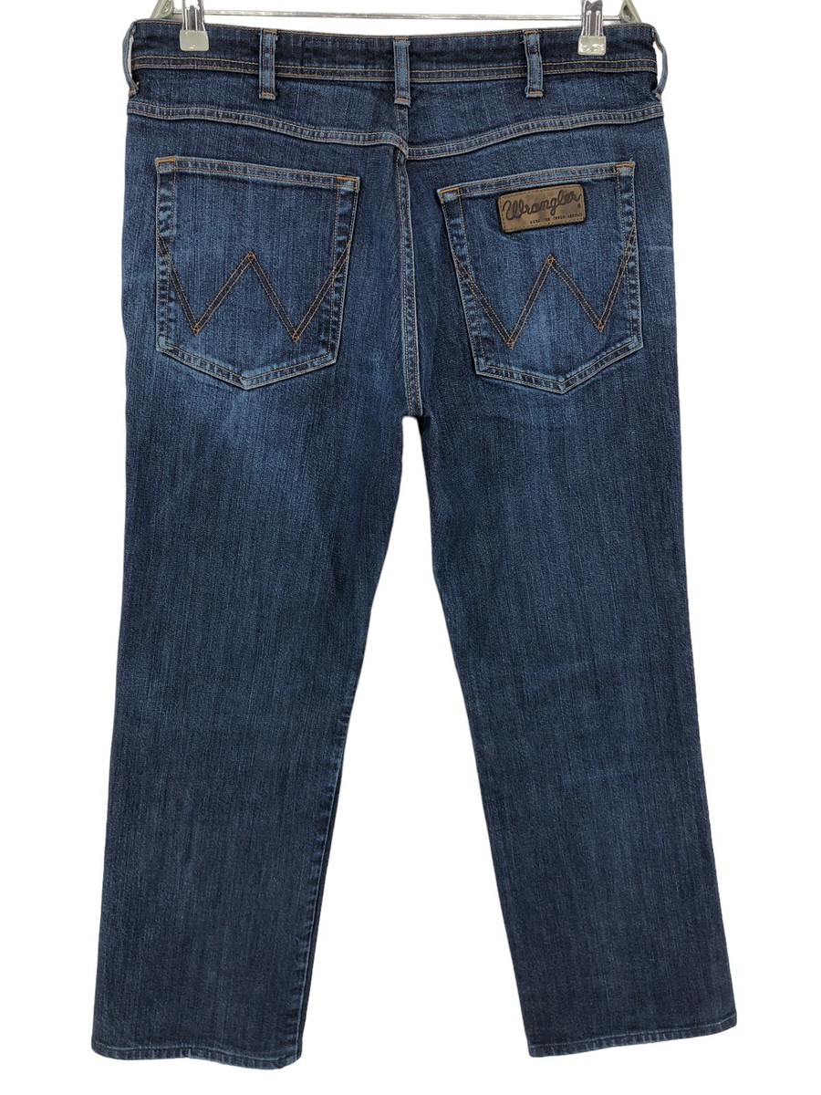 Pantalon Droit Homme Wrangler Arizona - Taille W36 L30, Noir, Coton/élasthanne - Occasion TB